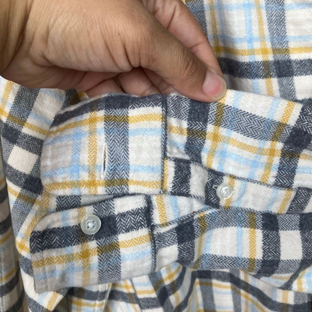 Frank & Eileen Plaid Pocket Flannel 100% Cotton Womens Small #780 - Picture 8 of 11